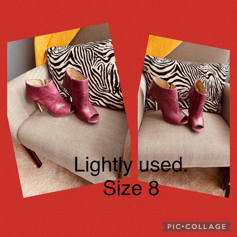 Purple Rachel Roy Peep toe Bootie